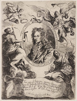 KG 00274
<br/>
Titelblad serie prenten naar schilder en architect Bibiena de hertog van Parma
<br/>
<em>Caccioli, Giuseppe Antonio (1672 - 1740)</em>